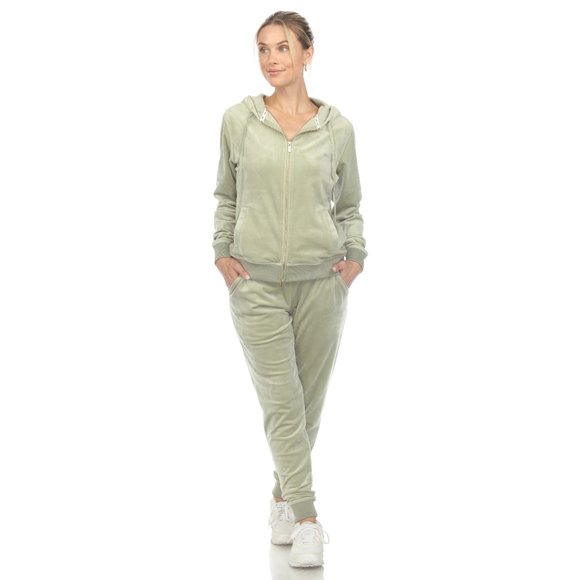 2 Piece Velour Tracksuit Set - Picture 1 of 5